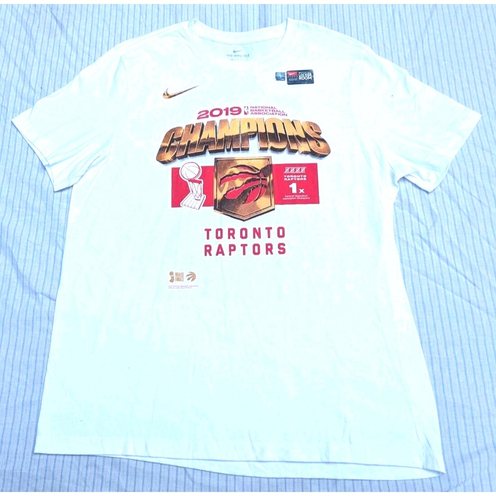 Nike Toronto Raptors NBA Championship Tee Locker Room Size M